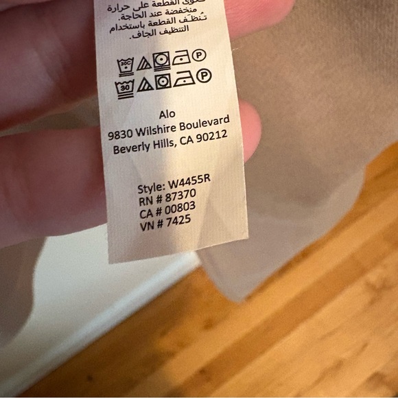 Alo VIP blazer trench coat in taupe - Picture 9 of 9